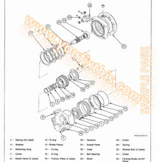 Hitachi EX8 EX12 EX15 EX22 EX30 Repair Manual [Excavator]