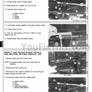 John Deere 322 330 332 430 Repair Manual [Lawn & Garden Tractor]