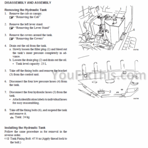 Takeuchi TB128FR Repair Manual [Mini Excavator]