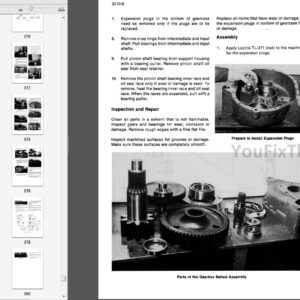 Case 1085B 1086B Repair Manual [Excavator]