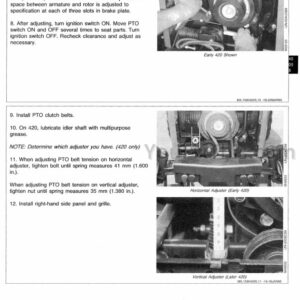 John Deere 316 318 420 Repair Manual [Lawn Garden Tractor]