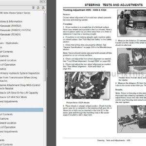 John Deere X300 X304 X320 X324 X340 X360 Repair Manual [Lawn Garden Tractor]