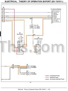 John Deere X300 X304 X320 X324 X340 X360 Repair Manual ... john deere x324 wiring diagram 
