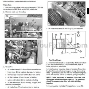 John Deere 4X2 4X6 Repair Manual [Utility Vehicle Gator]