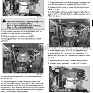 John Deere L100 L110 L120 L130 Repair Manual [Lawn & Garden Tractor]