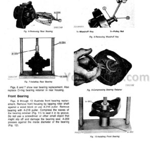 John Deere JD300-B Repair Manual [Backhoe Loader]