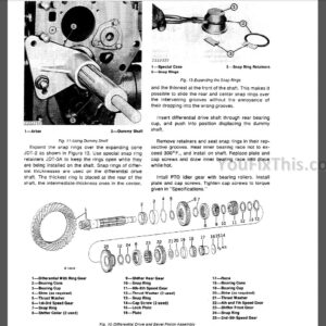 John Deere JD500-C Repair Manual [Loader Backhoe]
