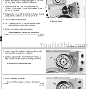 John Deere 8100 8200 8300 8400 8110 8210 8310 Repair Manual [Tractor]