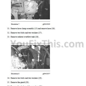 Caterpillar 301.5 301.6 301.8 Repair Manual [Mini Hydraulic Excavator]