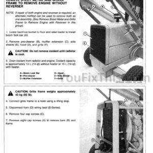 John Deere 410B 410C 510B 510C Repair Manual [Backhoe Loader]