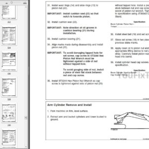 John Deere 200D 200DLC Repair Manual [Excavator]