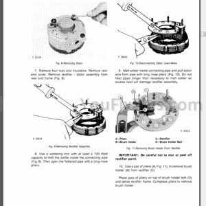 John Deere 850 900HC 950 1050 Repair Manual [Tractor]