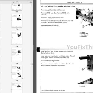 John Deere 8000 8010 Series Repair Manual [Tractor]