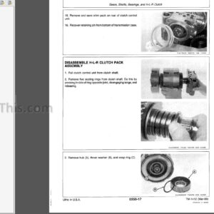 John Deere 400G Repair Manual [Crawler Bulldozer]