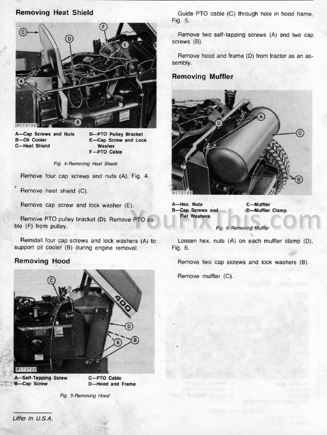 John Deere 400 Repair Manual [Hydrostatic Tractor] « YouFixThis