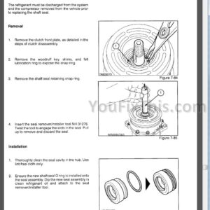 New Holland TT60A TT75A Repair Manual [Tractor]