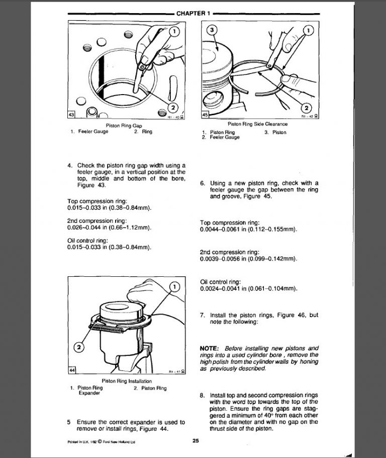 Ford New Holland 5640 6640 7740 7840 8240 8340 Service Manual [Tractor