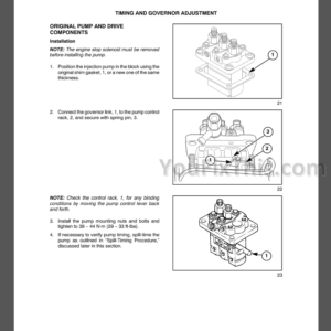 New Holland T2210 T2220 Boomer 2030 2035 Repair Manual [Tractor]