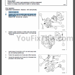 New Holland Workmaster 35 40 Repair Manual [Tractor]