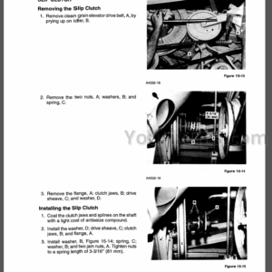 New Holland TR86 TR87 TR88 Repair Manual [Combine]