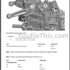 John Deere 1023E 1025R 1026R Repair Manual [Compact Utility Tractors]