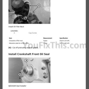 John Deere 5038D 5042D 5045D 5047D 5050D Repair Manual [Tractors]