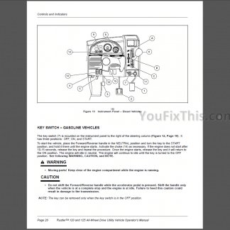 New Holland Rustler 120 125 Operators Manual