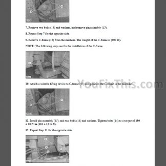 Caterpillar D5C III Repair Manual Serials 5HS 7PS 6CS [Crawler Tractor]