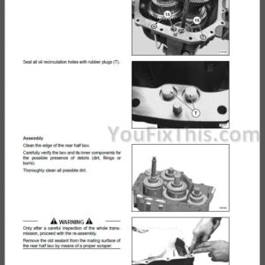 New Holland B100C B100CLR B100CTC B110C B110CTC B115C Repair Manual [Backhoe Loader]
