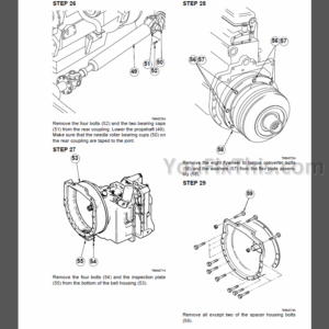 Case 595SLE 595LSP Repair Manual set [Loader Backhoe]
