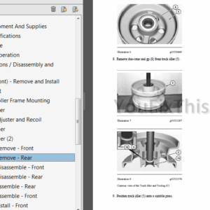 Caterpillar 259B3 Repair Manual YYZ00001-UP [Compact Track Loader]