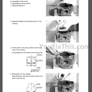 Kobelco SK25SR-2 Repair & Parts Manual [Excavator]