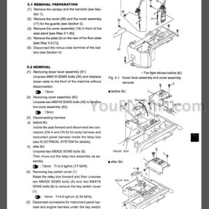 Kobelco SK30SR-2 SK35SR-2 Repair & Parts Manual [Excavator]