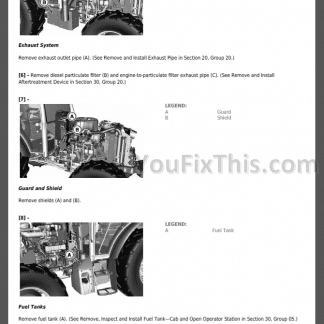 John Deere 6110R 6120R 6130R 6135R Repair Manual [Tractors]