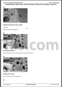John Deere 7220 7320 7420 7520 Repair Manual [Tractors ... electrical wiring diagrams mac 