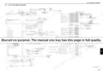 1c1b2cb5-b-wiring-schematic-185 New Holland E80BMSR electric circuit diagram, sheet 1 of 8, drawn around the Mechatro controller TCO-60-2 with each pressure sensor named at its pins for boom, arm, swing and travel, alongside the EGR cut controller, glow timer, battery and safety relays, key switch terminal table, alternator, starter, stepping motor and the swing parking brake, travel two-speed and proportional solenoids, every wire carrying its code, gauge and colour