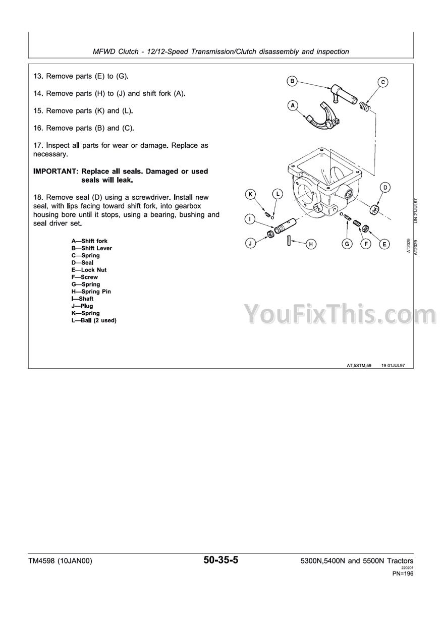 John Deere 5300N 5400N 5500N Operation and Repair Technical Manual - Image 7