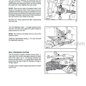 New Holland 474 489 492 1465 Repair Manual [Mower Conditioner]