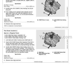 John Deere XUV 825i S4 Repair Manual Operation Test and Adjustments [Gator Utility Vehicle]