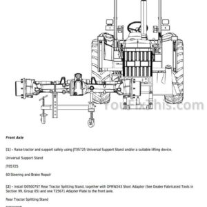 John Deere 6105E 6120E 6135E Final Tier IV Repair Manual [Tractors]
