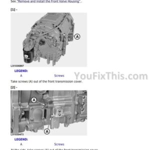 John Deere 6830 6930 Premium Tractors Repair Manual