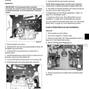 John Deere 102 115 125 135 145 155C 190C Technical Service Manual [Lawn Tractor]