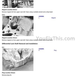 John Deere X500 X520 X530 X534 X540 Select Series Technical Repair Manual