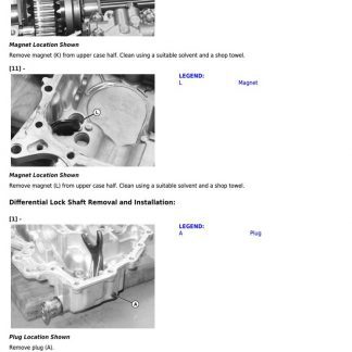 John Deere X500 X520 X530 X534 X540 Select Series Technical Repair Manual