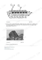 3d4d4405-b-basic-engine-300 Cat 3116 engine rebuild step with the numbered workshop illustration for the operation