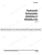 50adf7ae-b-hydraulic-649 Doosan DX225LCA hydraulic schematic manual cover page SP001689, Edition 1.