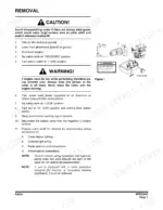 50adf7ae-b-procedures-127 Doosan DX225LCA cabin removal procedure, including safety warnings and wiring disconnection steps for lights and radio.
