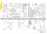 5bb105a7-b-wiring-schematic-5286 Caterpillar 314D with ROPS electrical system schematic KENR7795, a 48 by 35 inch colour sheet whose wire groups are colour-coded by function - ground, key-off and key-on system voltage, charger output, starting, monitor, machine control, security, heater and air conditioner, wiper and washer, RS-232 and CAN data links - with wire colour and symbol tables and a harness part-number table