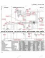 842a4cd1-b-wiring-282 Case 1845C Skid Steer electrical schematic showing charging, starting circuit, and wire listing table.