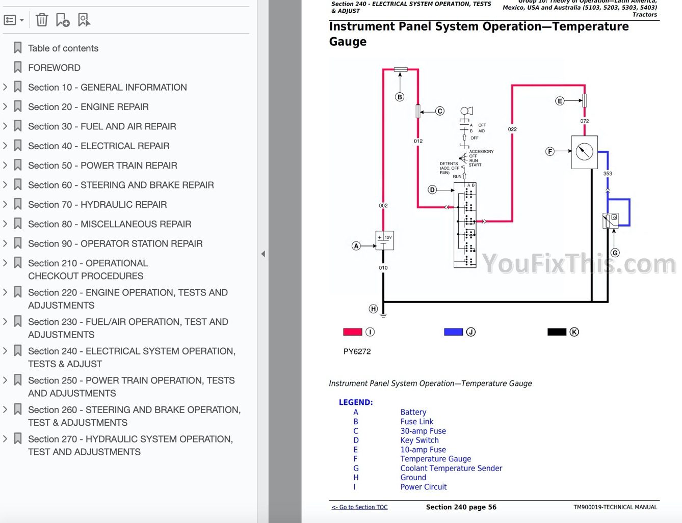 John Deere 5045 5055 5065 5075 5103 5203 5204 5303 5403 Repair Manual [Tractor] - Image 2